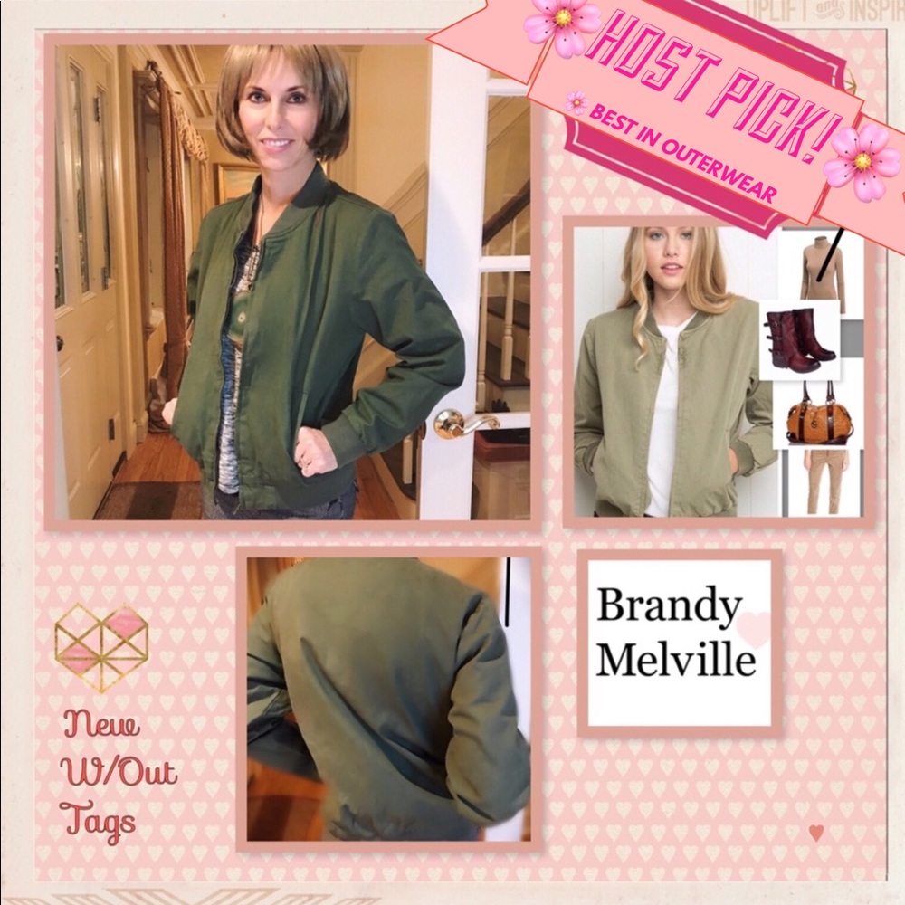 🌸HP! 🌸 Brandy Melville Bomber!